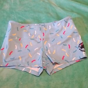 Feed Me Fight Me Blue Sprinkle Shorts